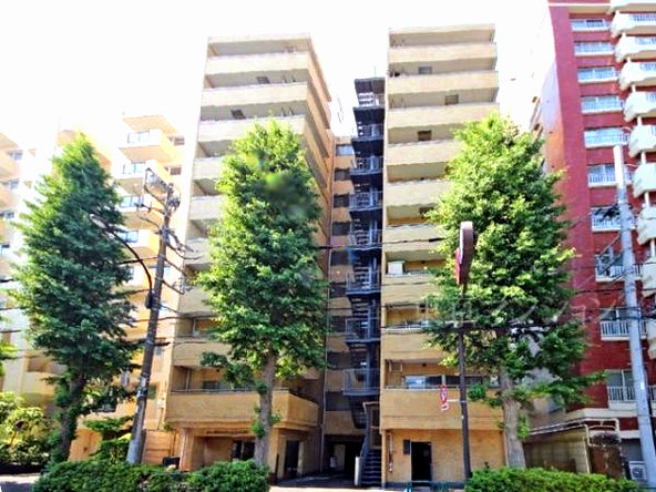 ライオンズマンション西荻窪第２外観３｜ライオンズマンション西荻窪第２は昭和５７年築、１０階建てのマンションです。