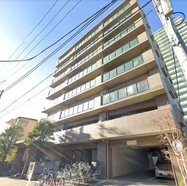 レクセルマンション四つ木第２外観２｜レクセルマンション四つ木第２は平成１１年築、８階建てのマンションです。大通りに面しない静かな立地です。