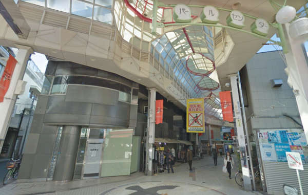 ラミアール南阿佐ヶ谷外観２｜ラミアール南阿佐ヶ谷はパールセンター商店街沿いにあります。