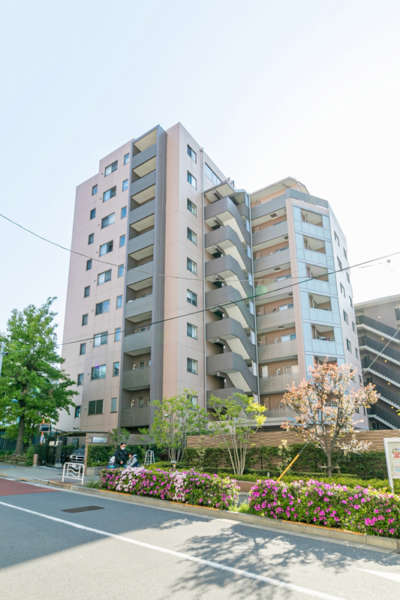 ベリスタ住吉外観２｜ベリスタ住吉は平成２３年築、１０階建てのマンションです。