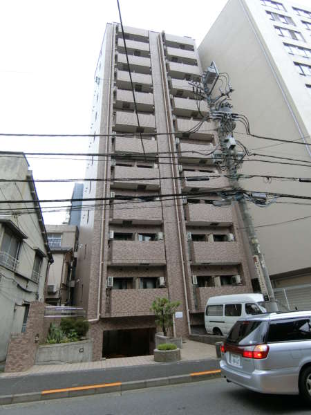 日神パレステージ護国寺外観共用部｜日神パレステージ護国寺は平成７年築、12階建て、総戸４３数