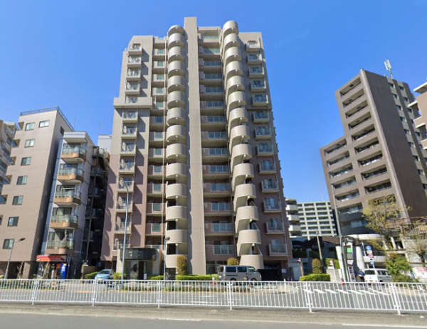 ランドステージ東大島エグゼタワー外観２｜ランドステージ東大島エグゼタワーは平成13年築、15階建てのマンションです。