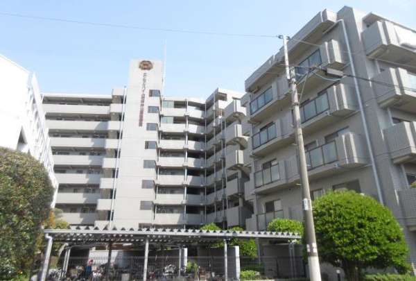エンゼルハイム石神井公園壱番館外観 (1)｜エンゼルハイム石神井公園壱番館は平成６年築、９階建てのマンションです。