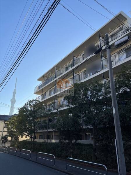 百花園パークファミリア外観２｜百花園パークファミリアは、昭和５７年築、５階建てのマンションです。