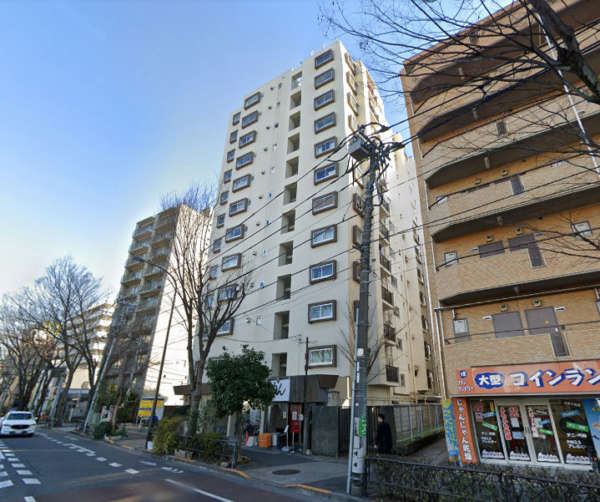 上北沢ハイネスコーポ外観２｜上北沢ハイネスコーポは昭和45年築、12階建てのマンションです。