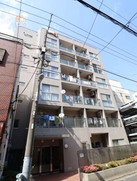 アイディーコート新御徒町外観2｜大江戸線・つくばEX「新御徒町」駅から徒歩１分、春日通りの裏手の静かな住環境です。