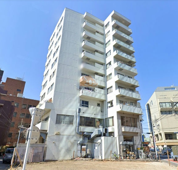 サクラハイツ外観２｜サクラハイツは昭和５０年築、１０階建てのマンションです。