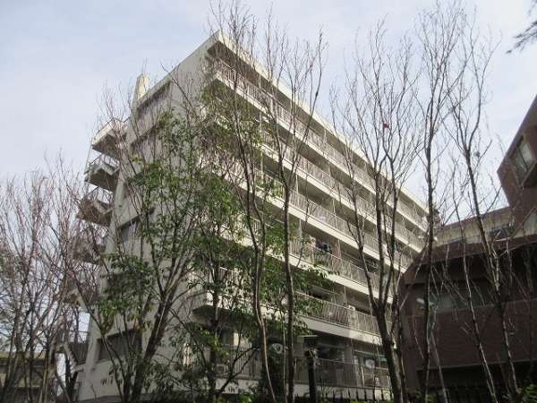 千歳マンション外観２｜千歳マンションは、1971年（昭和46年）7月築、７階建てのマンションです。