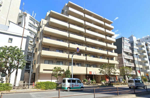 藤和シティホームズ新宿余丁町外観２｜藤和シティホームズ新宿余丁町は平成６年築８階建てのマンションです。若松河田駅、東新宿駅が利用可です。