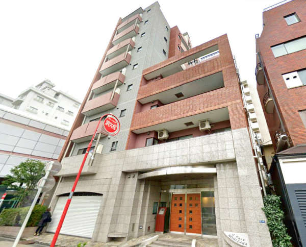ジェイパーク乃木坂外観６｜ジェイパーク乃木坂は平成１０年築、９階建てのマンションです。乃木坂、六本木が徒歩圏内です。