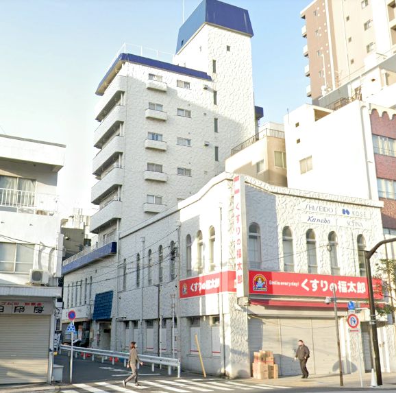 仲町山屋マンション外観４｜仲町山屋マンションは昭和４７年築、８階建てのマンションです。
