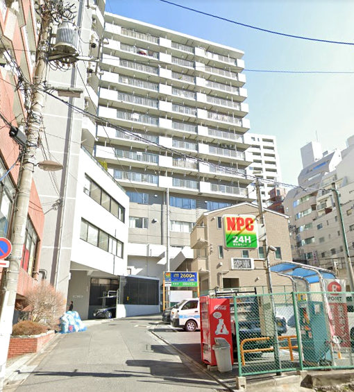 メゾンドール本郷外観２｜西側は後楽園を見下ろすような少し高台に立地します。