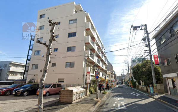 フローラハイツ五反野外観４｜フローラハイツ五反野は昭和５５年築、６階建てのマンションです。