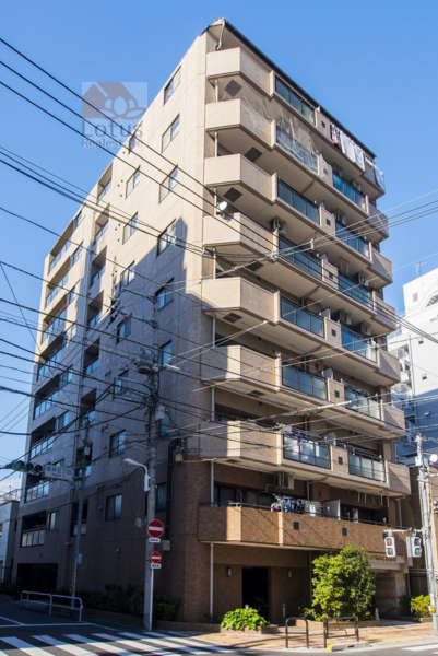 サニーコート台東根岸外観１｜サニーコート台東根岸は平成１４年築、９階建てのマンションです。日比谷線「三ノ輪駅」、「入谷」駅が利用可です。