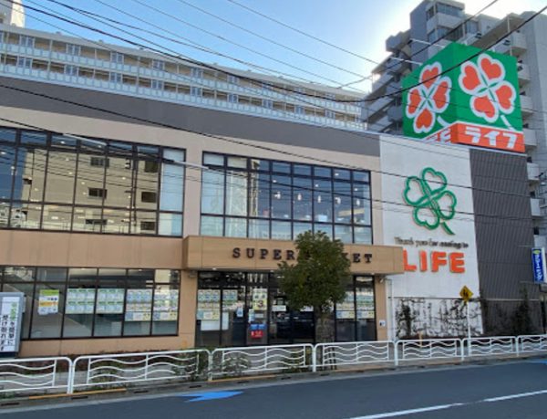ライフ東砂店｜徒歩8分に「ライフ東砂店」があります。