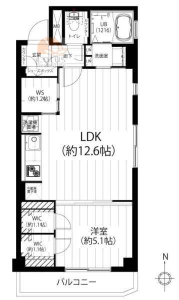 中銀南長崎マンシオン905間取図