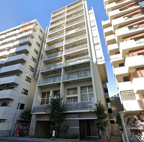 グランドメゾン武蔵小山外観３｜グランドメゾン武蔵小山は平成11年築、14階建てのマンションです。武蔵小山、戸越銀座、戸越駅が徒歩圏内です。