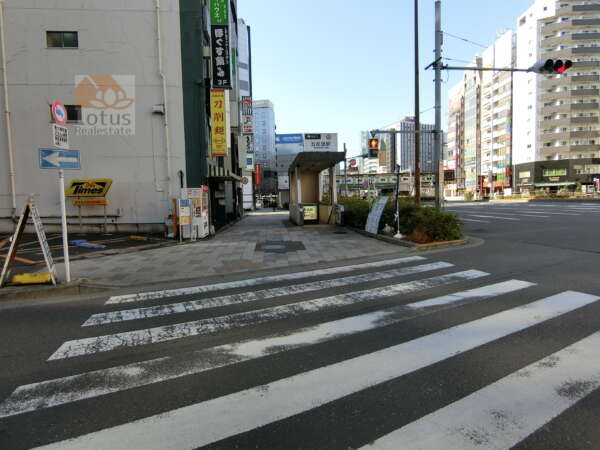 菱和パレス島津山アプローチ1｜菱和パレス島津山野茂よりは五反田駅です。Ａ６出口が最も最寄りです。