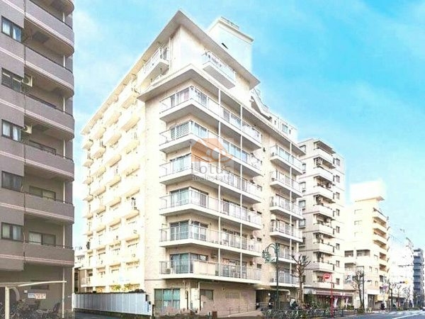 シャンボール武蔵小山外観2｜シャンボール武蔵小山は昭和47年築、10階建てのマンションです。