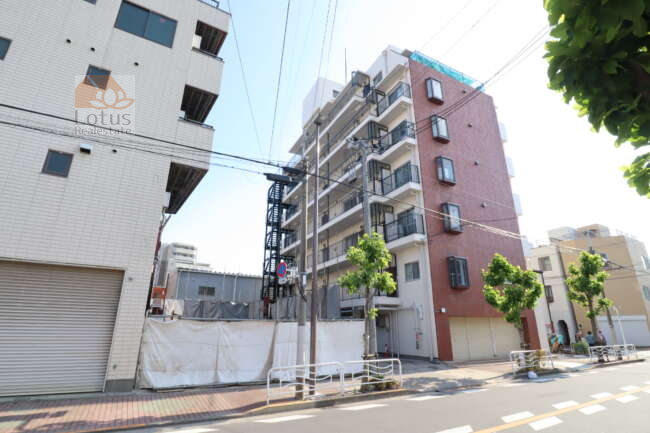 ＧＳハイム亀戸外観2｜2021年5月末では、隣接地に何か建設中でした。