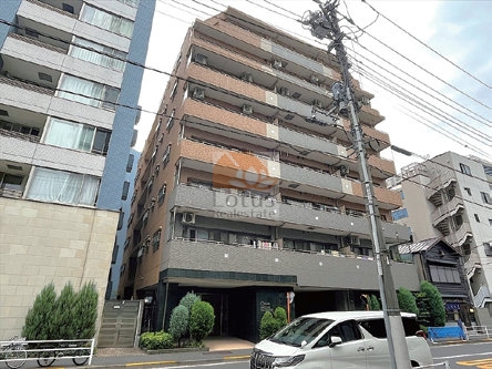 セザールベイサイド勝どき外観２｜セザールベイサイド勝どきは平成14年築、8階建てのマンションです。