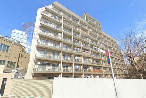 渋谷マンション外観１｜渋谷マンションは昭和46年築、12階建てのマンションです。渋谷駅、代官山駅が徒歩10分圏内の立地です。