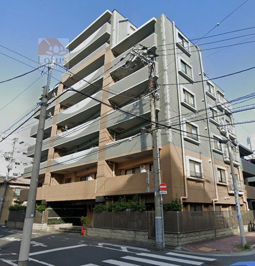 エス・バイ・エル門前仲町外観２｜エスバイエル門前仲町は平成11年築、8階建てのマンションです。