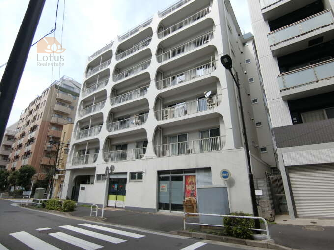 五反田スカイハイツ外観共用部3｜外観です。