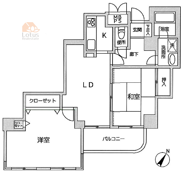 ライオンズマンション堀切菖蒲園第２505間取図