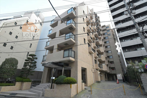 グランドメゾン飯田橋外観３｜グランドメゾン飯田橋は昭和60年築、11階建てのマンションです。「飯田橋」駅から近く便利な立地です。