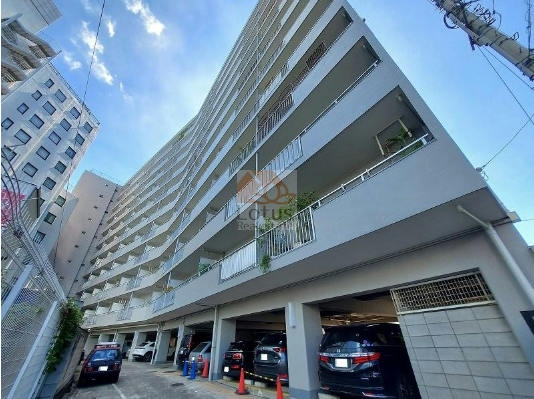 池尻大橋駅徒歩1分という都心寄りの立地にありながら、北側の目黒川緑道からみた伸びやかなファサードが印象的です。総戸数126戸のスケールが生む余裕があり、駐車場スペースも整然としていて安心感があります。駒場ネオパレスは、昭和44年築、11階建てのマンションです。