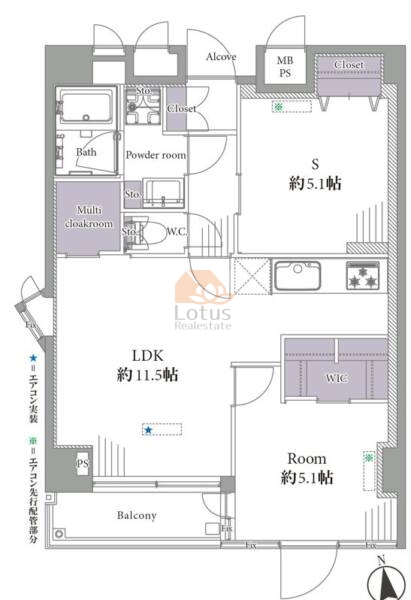 池袋シティハイツ604間取図