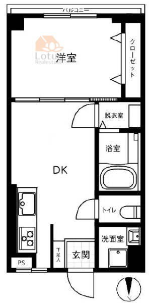 吉田ビル403間取図