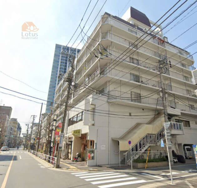 シティハイツ大井町外観３｜シティハイツ大井町は昭和５２年築、９階建てのマンションです。京浜東北線他「大井町」駅から徒歩４分の利便性の良い立地です。
