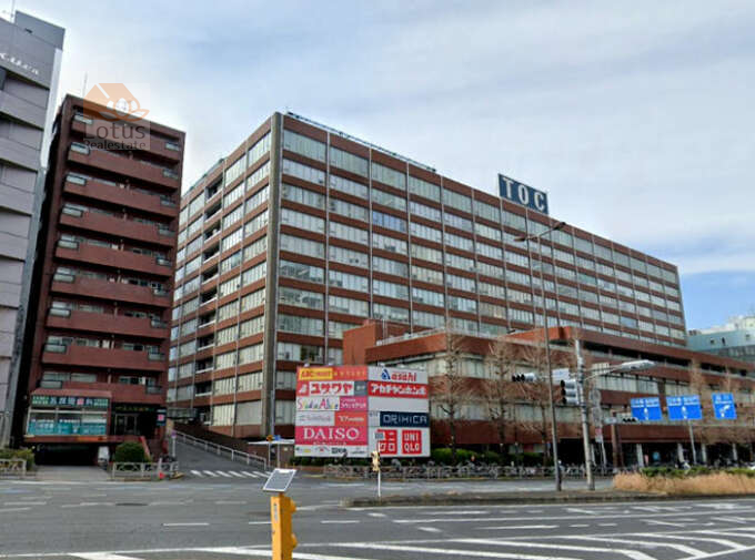 TOCビル2｜「TOCビル」には、ユニクロ、アカチャンホンポなどの他、複数の飲食店、小売店が入った商業ビルで、事務所やショールーム、展示ホールなどからなります。