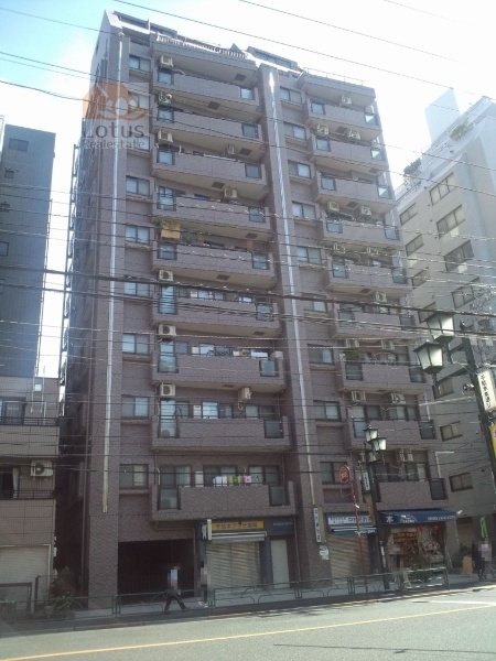 ナイスアーバン千駄木外観(1)｜ナイスアーバン千駄木は平成８年築13階建のマンションです。不忍通りに立地し、千代田線「千駄木」駅、千代田線「根津」駅が利用可です。