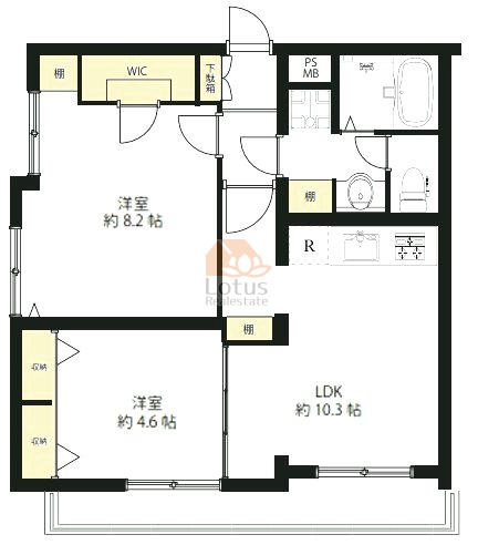 セザール王子204間取図