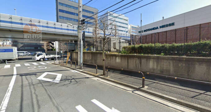 マンション西五反田周辺｜東側は東京丸子横浜線、首都高2号目黒線です。南側はTOC五反田メッセがあります。