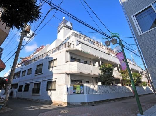 パシフィックパレス堀切菖蒲園外観１｜パシフィックパレス堀切菖蒲園は昭和62年築、5階建てのマンションです。