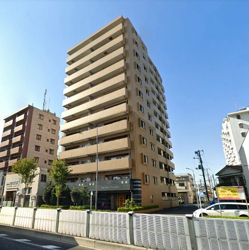 サンデュエルお花茶屋外観３｜サンデュエルお花茶屋は平成16年築、12階建てのマンションです。