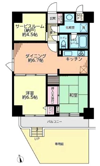 ライオンズシティ池袋101間取図