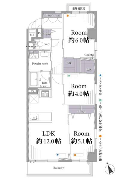 ハイツ北上野305間取図