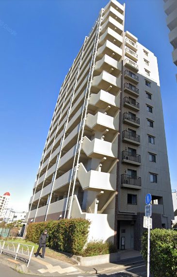 サンクレイドル葛飾外観３｜サンクレイドル葛飾は平成21年築、13階建てのマンションです。