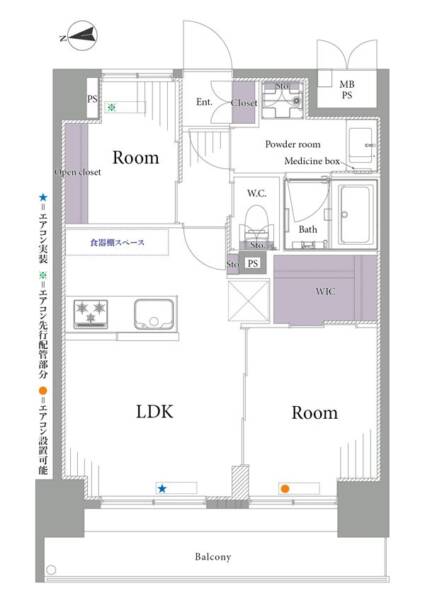 メゾン文京関口404間取図