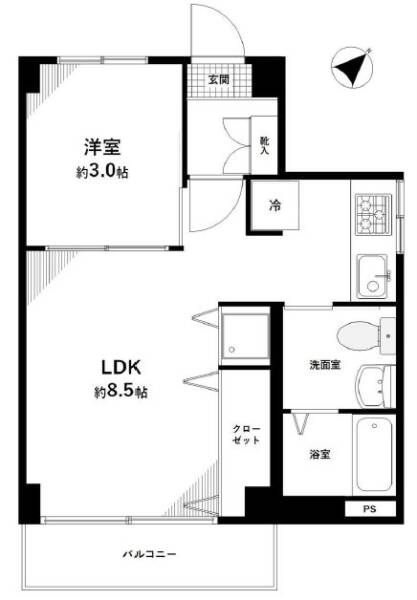 エントピア中野53間取図