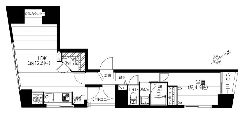 イーグル巣鴨1006間取図