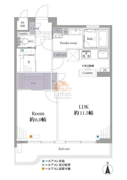 ヴェルティ千早町305間取図