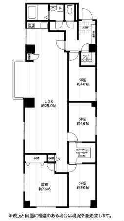 新小岩ハイツ305間取図