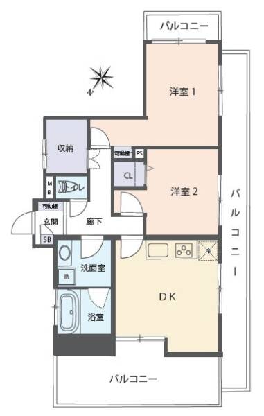 メゾンスプレンド501間取図