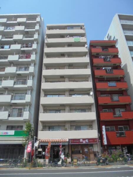 ハイライフ大島外観１｜ハイライフ大島は昭和56年築、10階建てのマンションです。